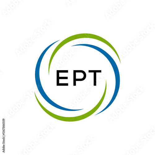 EPT creative minimalist letter logo.