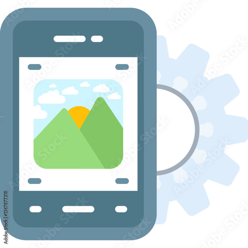 Smartphone Icon Vector Element