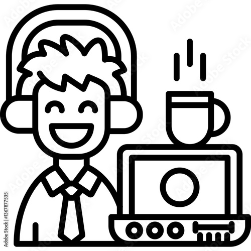 Overwork Icon Vector Element