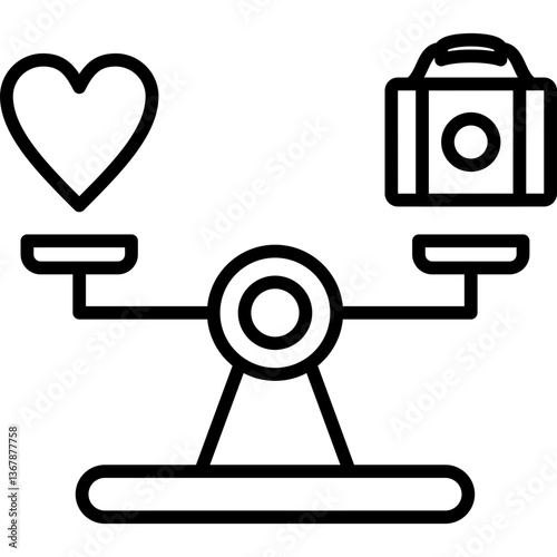 Balance Icon Vector Element