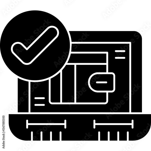 Digital Wallet Icon Vector Element