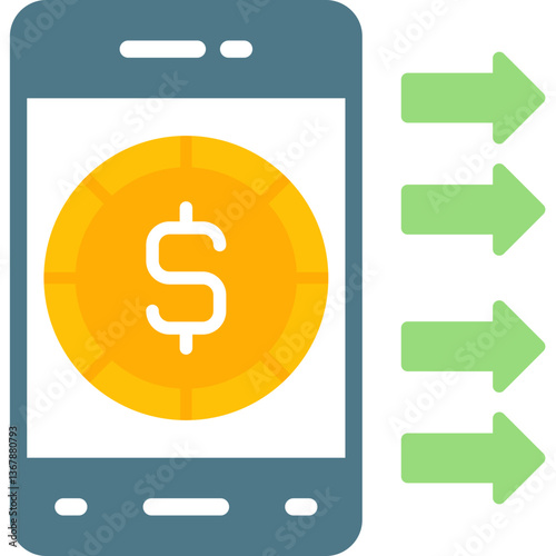 Online Payment Icon Vector Element