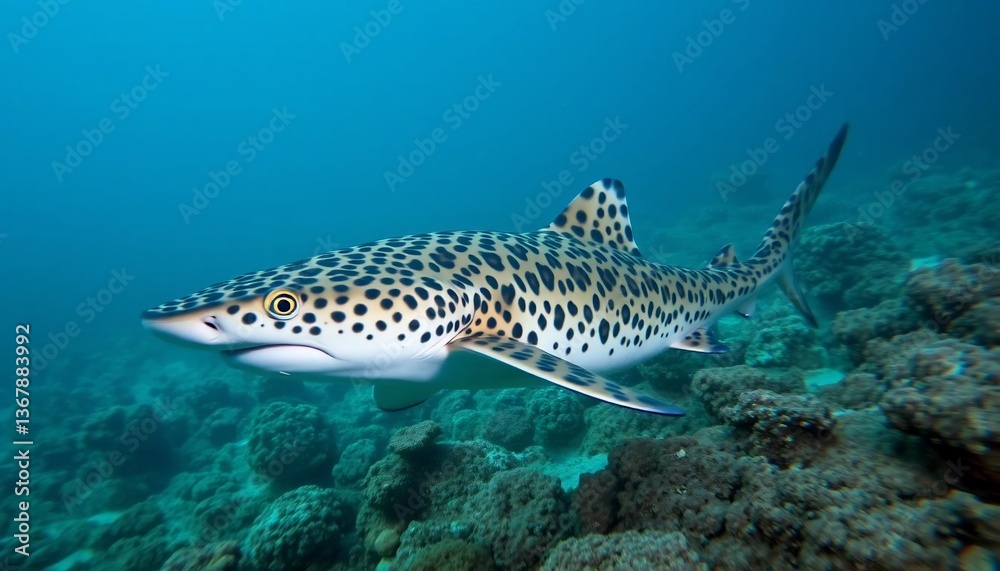 Obraz premium Stunning Zebra Shark Underwater