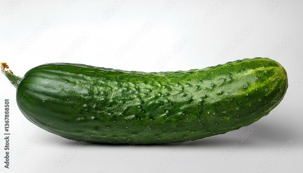 cucumber isolated on a white background cucumber isolated on a white background