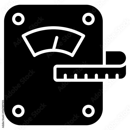 Weights glyph icon