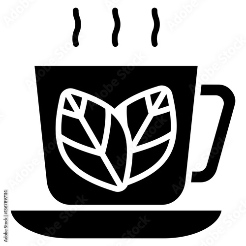 Herbal Tea glyph icon