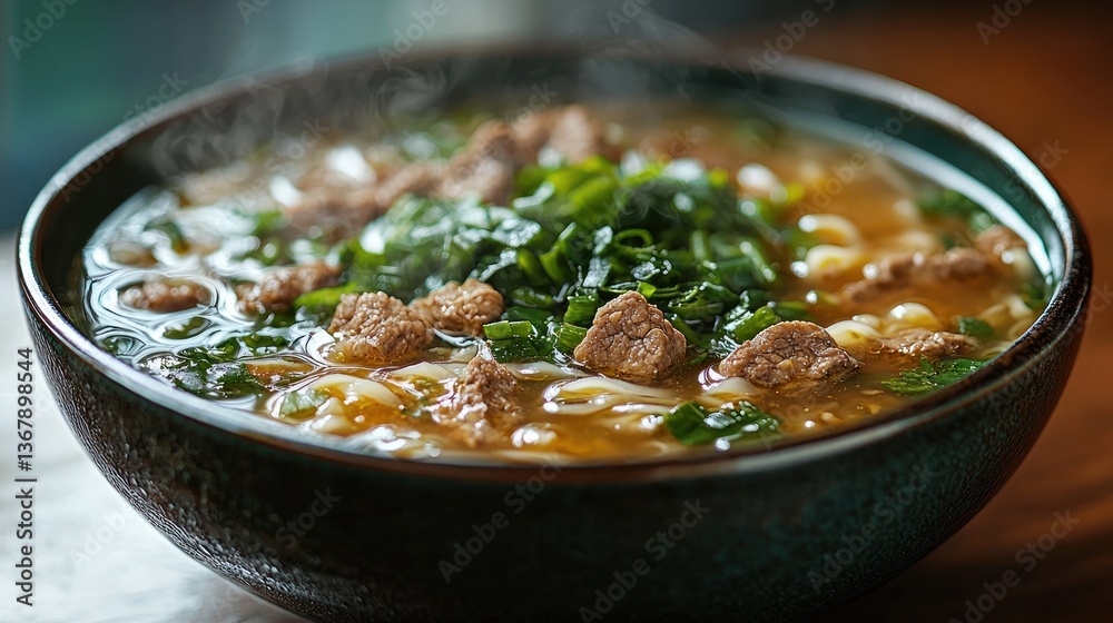 Hearty beef noodle soup Hearty beef noodle soup