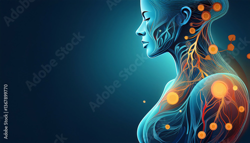 3-1-236-0Prolotherapy ligament and tendon regeneration. Emphasize the negative space on the left for  (2)