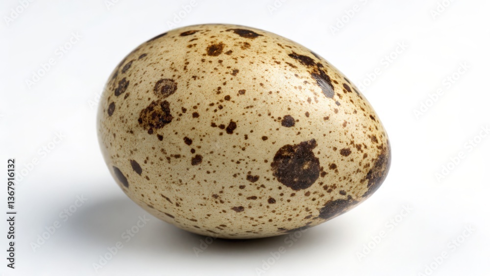 Close-Up of a Fresh Quail Egg on White Background – Gourmet Ingredient
Close-Up of a Fresh Quail Egg on White Background – Gourmet Ingredient