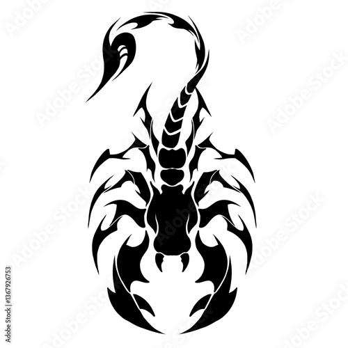 scorpion tribal tattoo