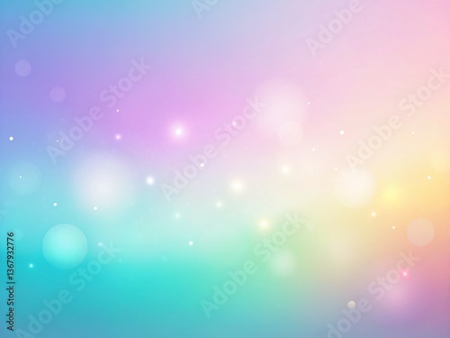 Panoramic Pastel Gradient Abstract Background - Wide Luminous Colorful Design