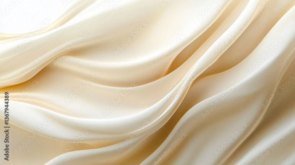 Obraz premium Abstract blur soft focus blinking light beige copy space background light and shadow smoke refraction