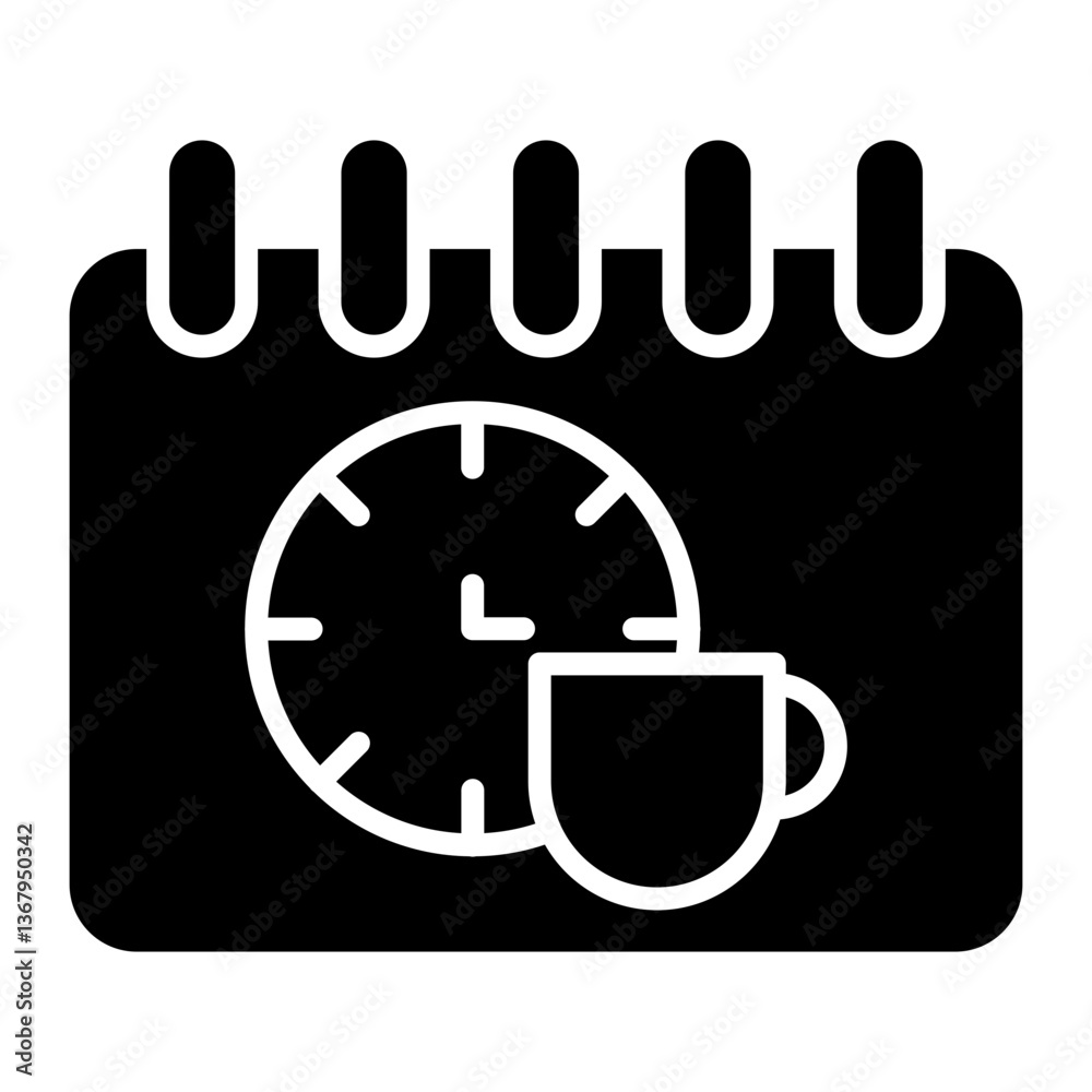 Scheduled Breaks Icon Scheduled Breaks Icon