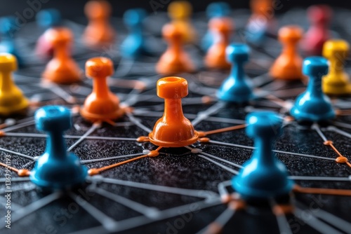 Highlighting Communication and Coordination in a Healthcare Network Through Interconnected Nodes and Links in a Strategic Layout