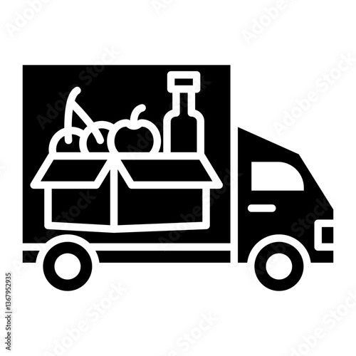 Groceries Delivery Icon