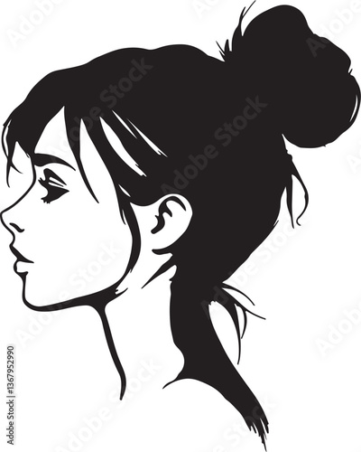 silhouette of a woman