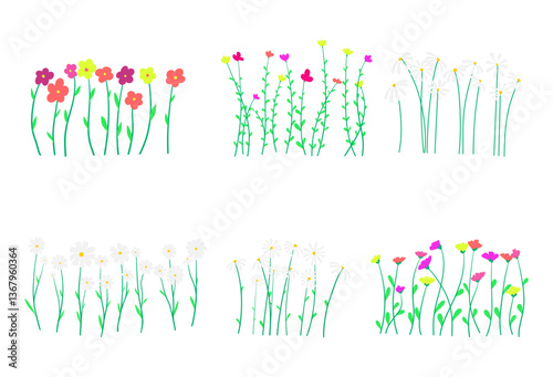 Colorful Hand-Drawn Flower Illustration