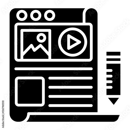 Content Writing Icon