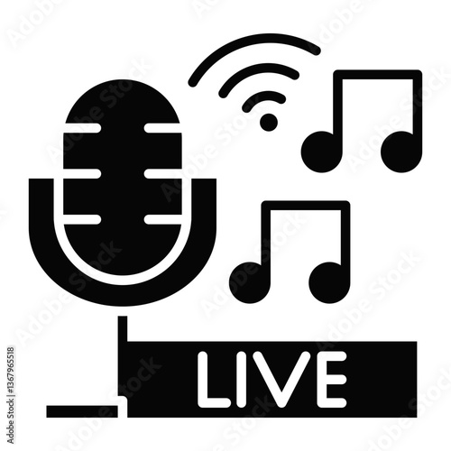 Live Music Icon