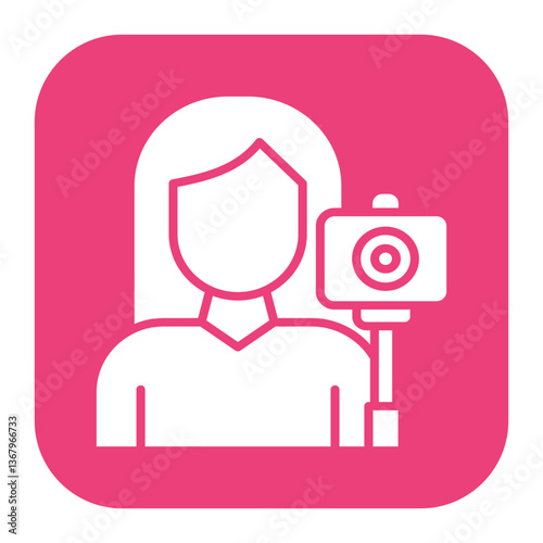Female Vlogger Icon