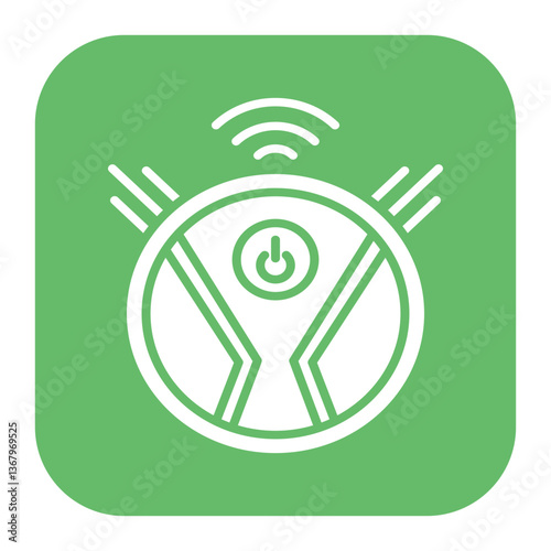 Robotic Vacuum Cleaner Icon
