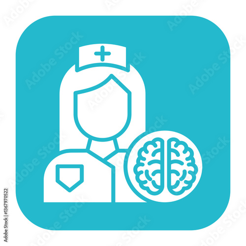 Mental Health Nurse Icon