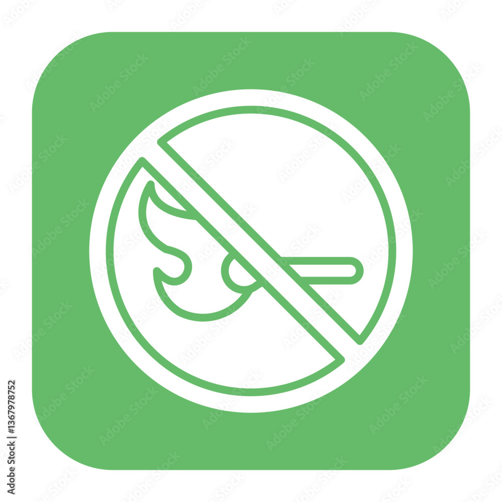 No Open fire Icon No Open fire Icon