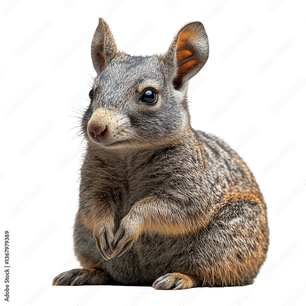 Fototapeta premium Aardvark isolated on transparent background.PNG