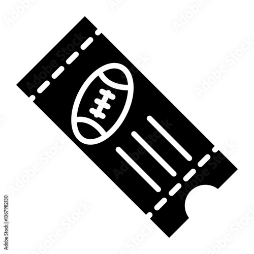 Rugby Ticket Icon