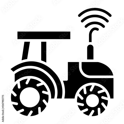 Smart Tractor Icon