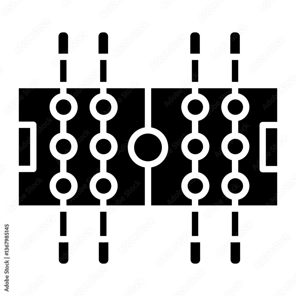 Fototapeta premium Foosball Table Icon