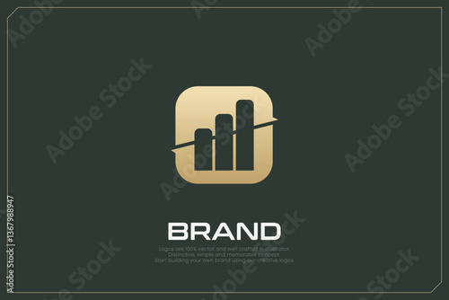Global Networking Trading Logo Gold
