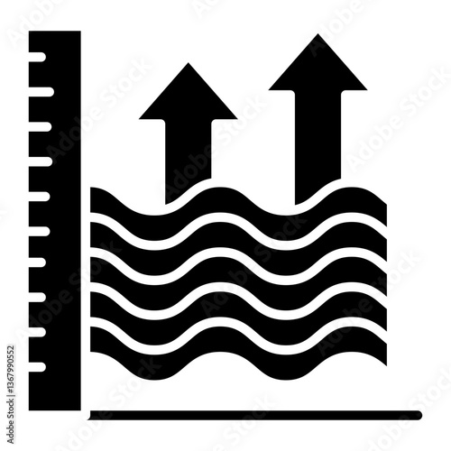 Sea Level Rise Icon