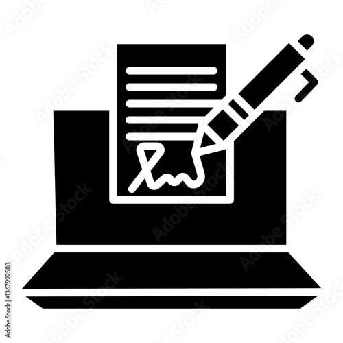Digital Signature Icon