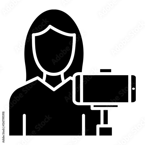 Female Vlogger Icon