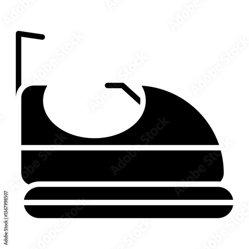 Electric Bumper Car Icon