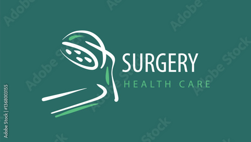 Logo for surgery. Vector illustration