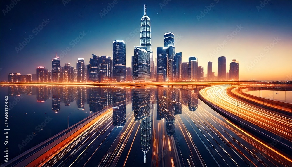 Fototapeta premium Modern city