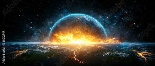 Earth's fiery demise