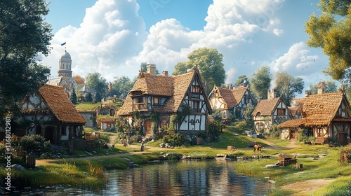 village on the river