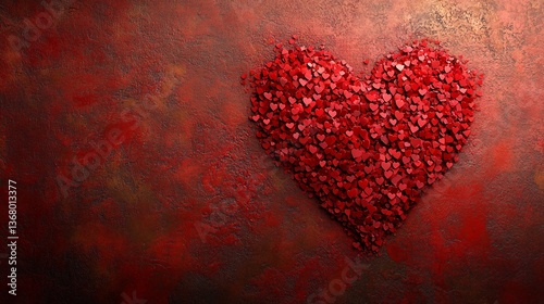 red heart background