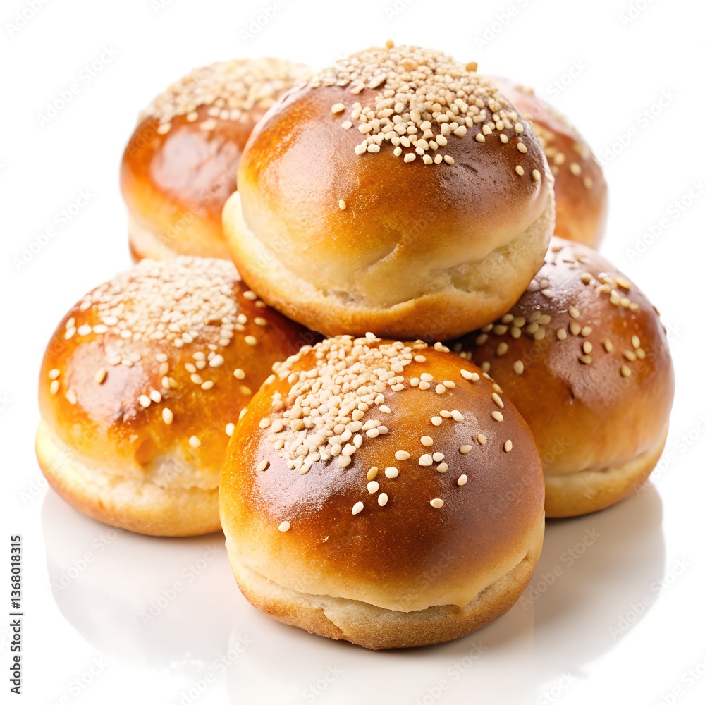 bun with sesame seeds bun with sesame seeds