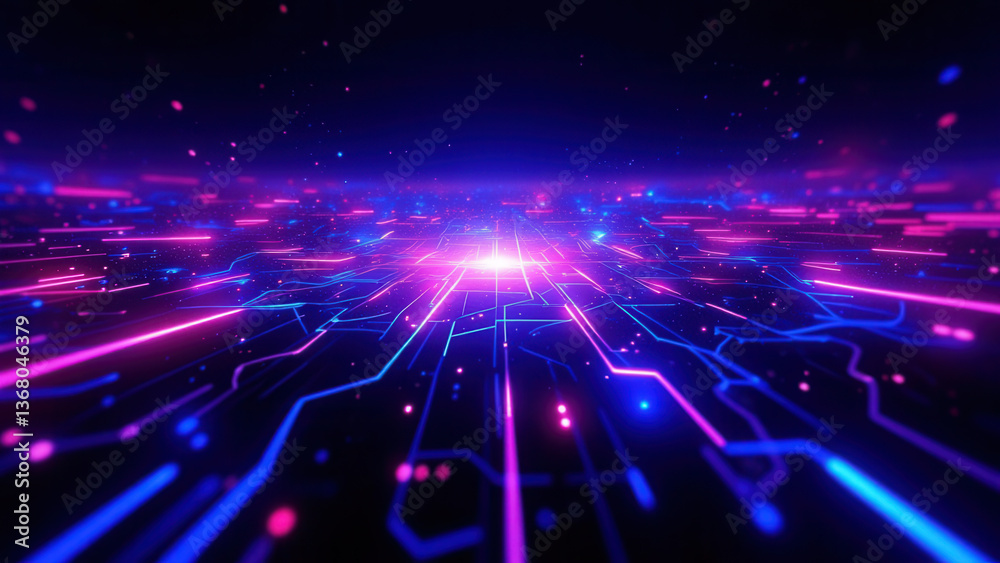 Fototapeta premium anime wallpaper abstract illustration background