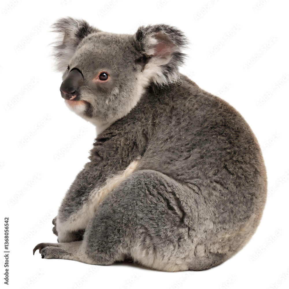 Naklejka premium Koala isolated