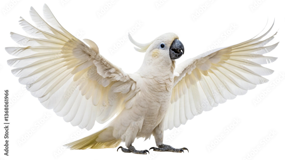 Obraz premium white cockatoo parrot