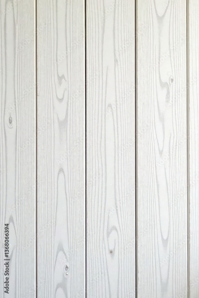 Naklejka premium Whitewashed pine, smooth surface, faint knots, whitewashed, wall, smooth