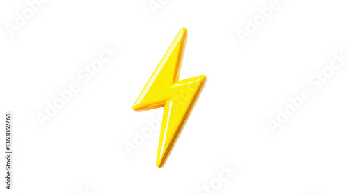 A small lightning bolt emoji representing the shape of a lightning strike, a high-voltage yellow lightning bolt, the classic lightning emoji.
