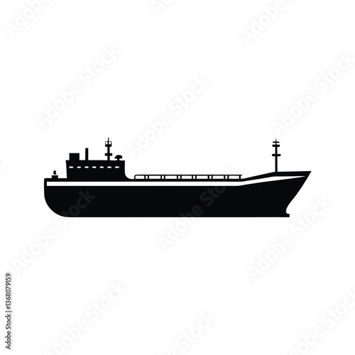 A nautical vessel, a ship, sails the sea under the sky, a mode of marine transportation