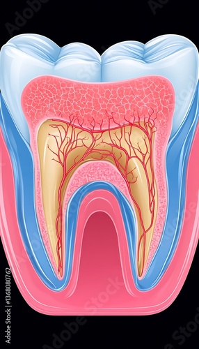 Tooth Anatomy Cross-Section