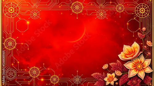 red christmas background